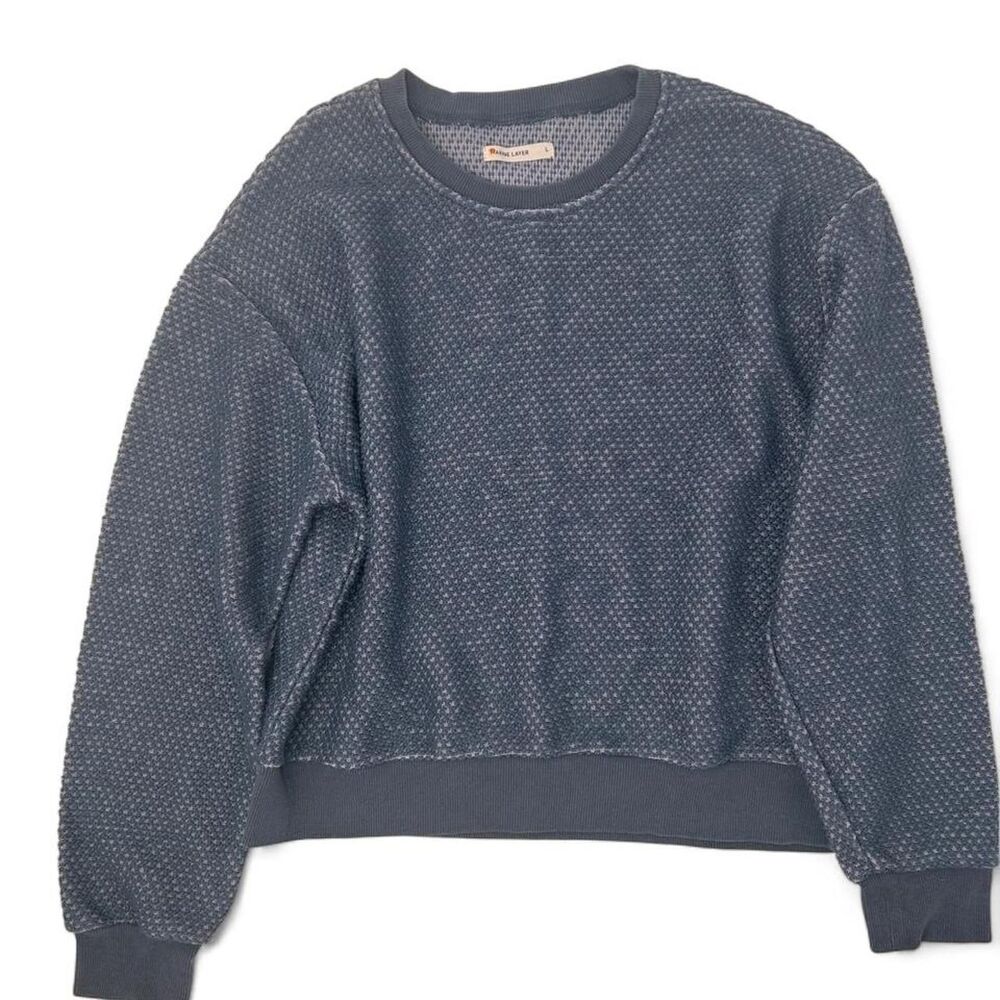 Marine-layer Women's Blue and Navy Sweatshirt